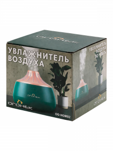 Увлажнитель воздуха для дома Огонёк OG-HOM02 Зеленый/золото